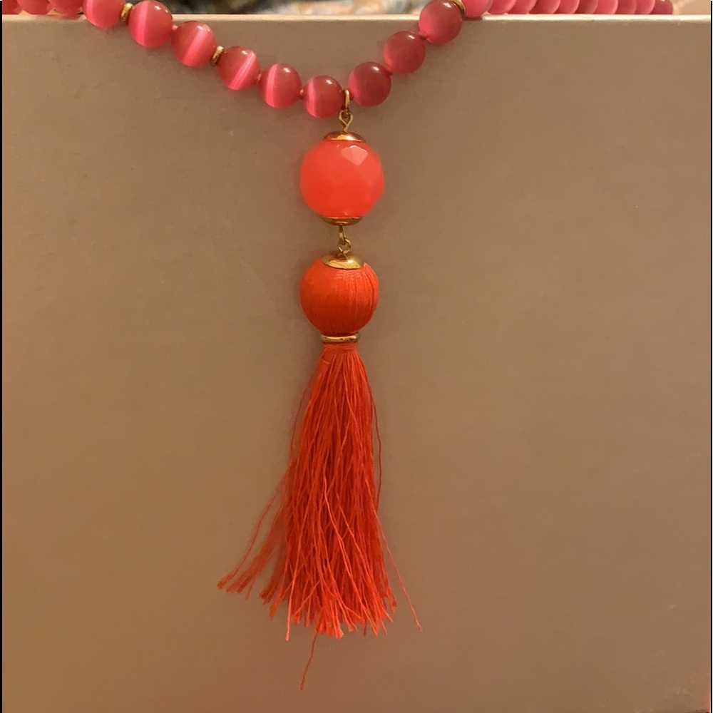Kate Spade Pink Swing of Thing Necklace NWT - Picture 3 of 8